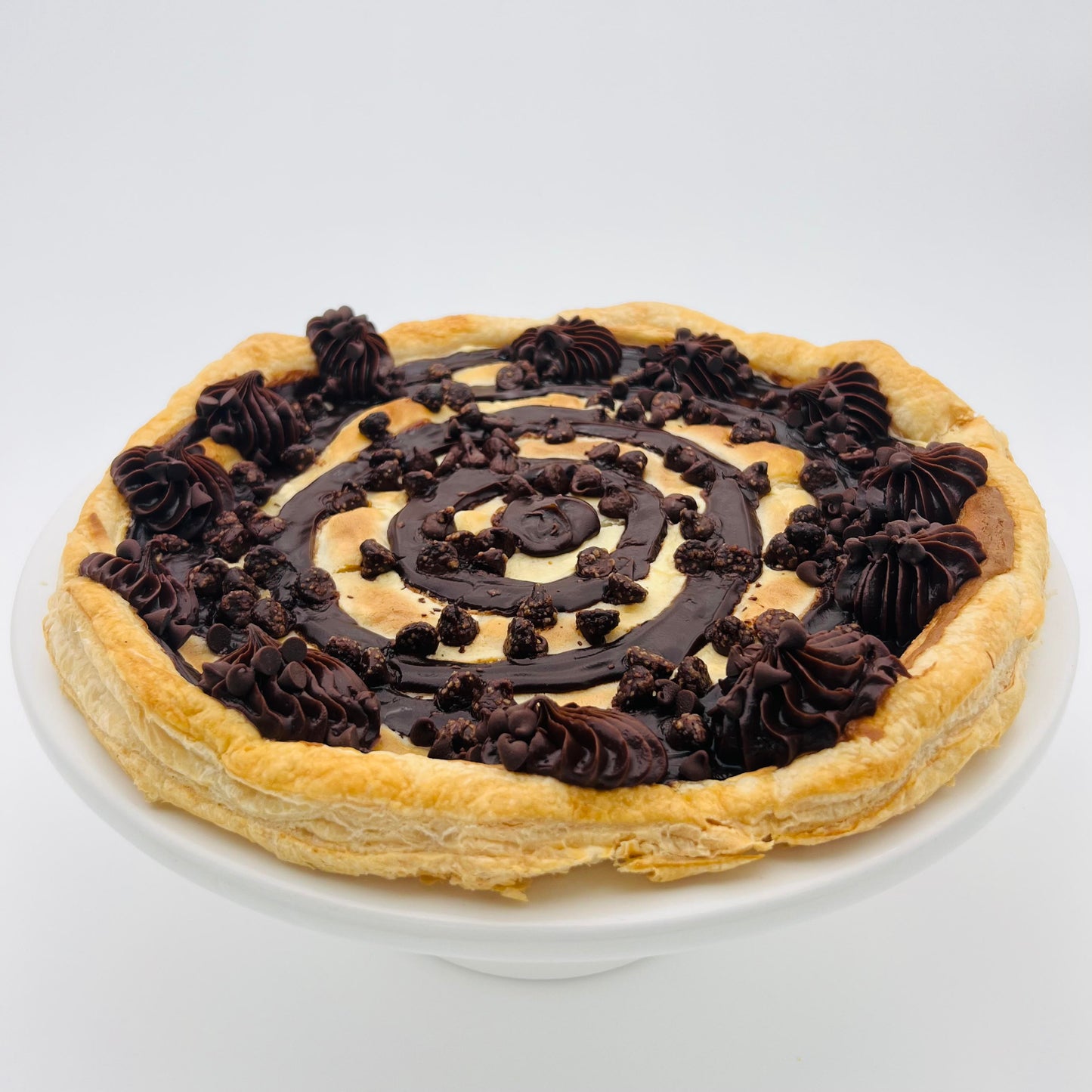 Chocolate Chess Pastry Pizza