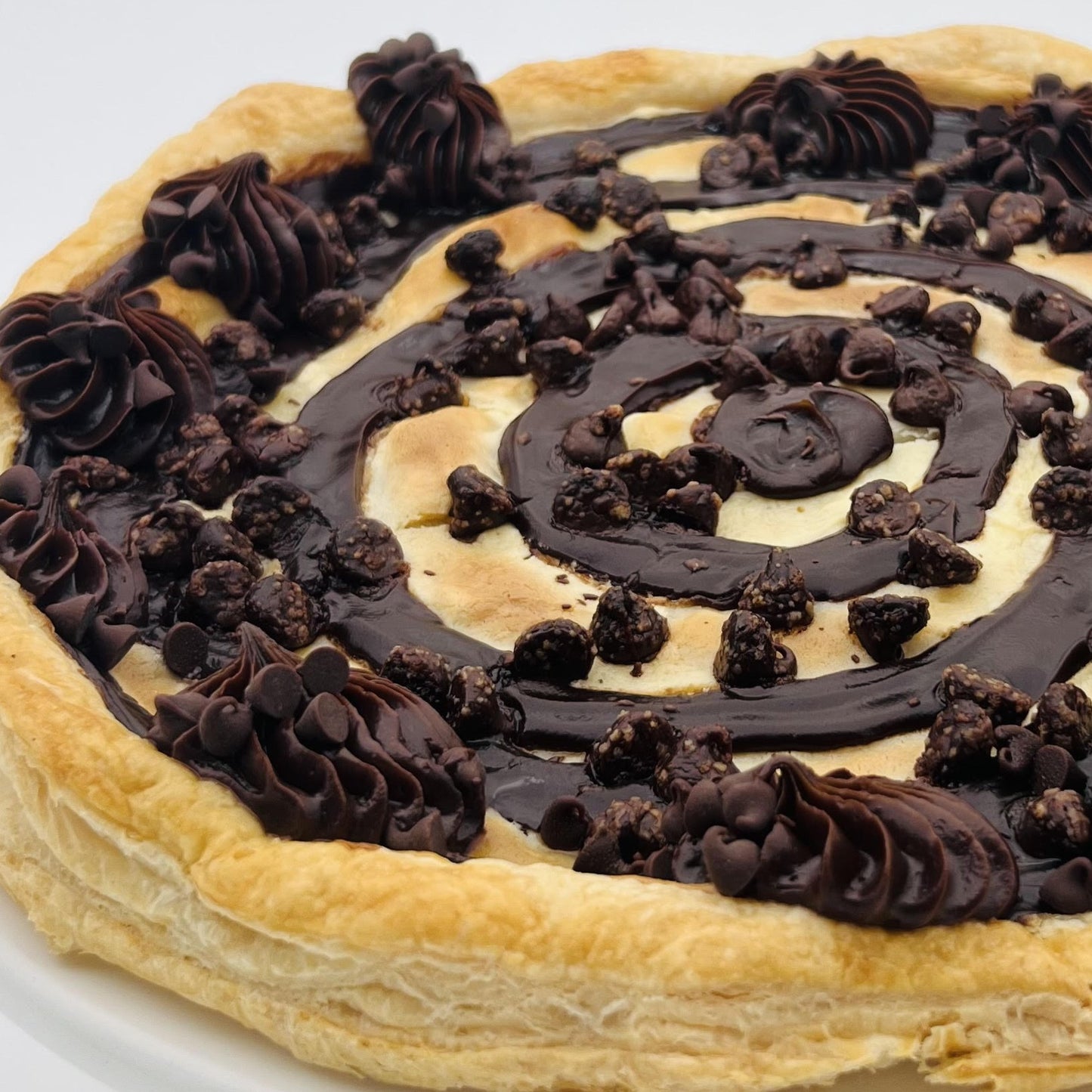 Chocolate Chess Pastry Pizza