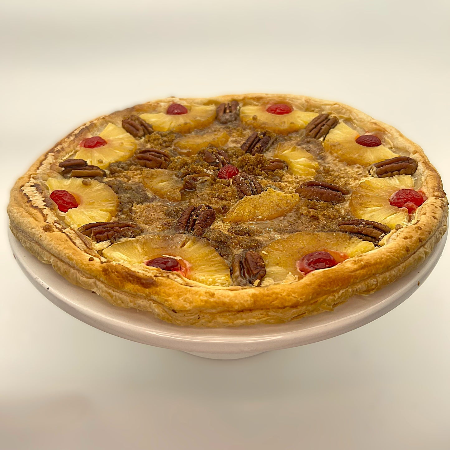 Pineapple Upside Down Pastry Pizza