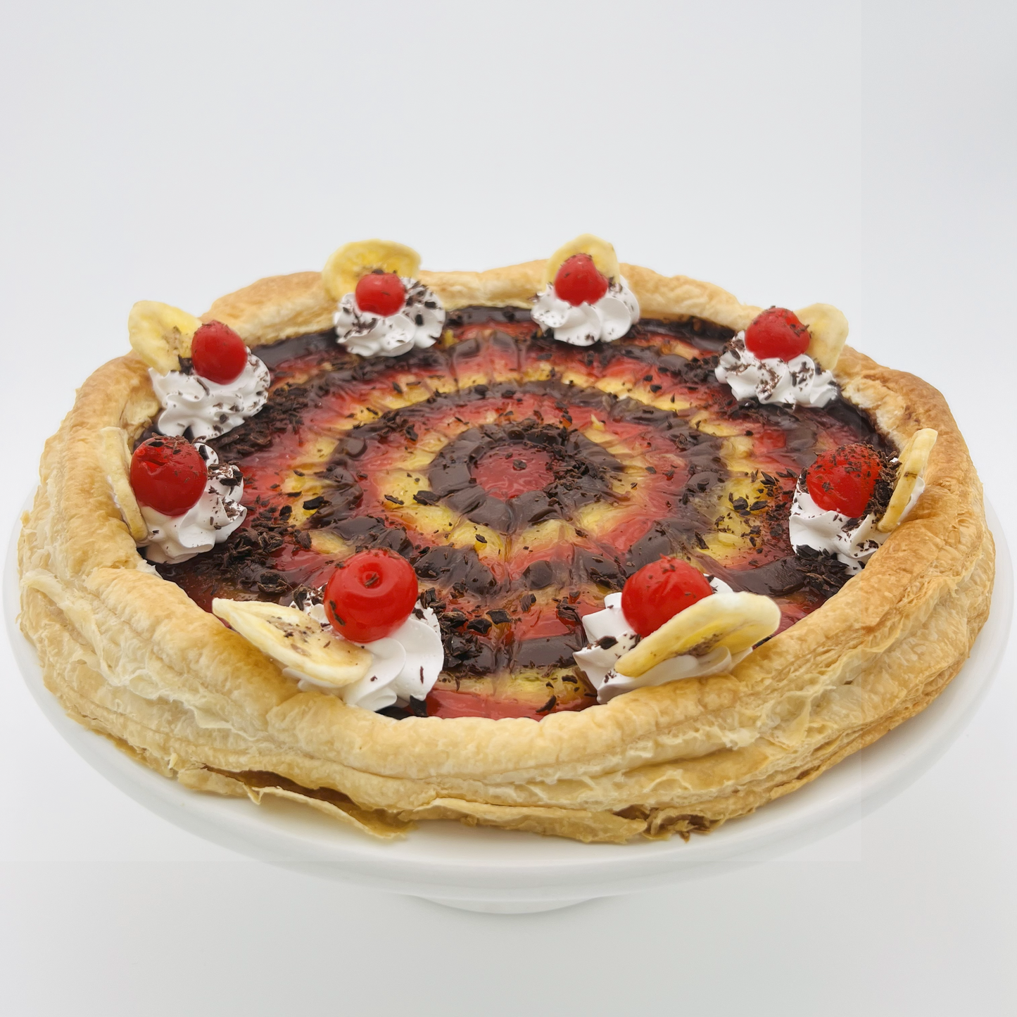 Banana Split Pastry Pizza