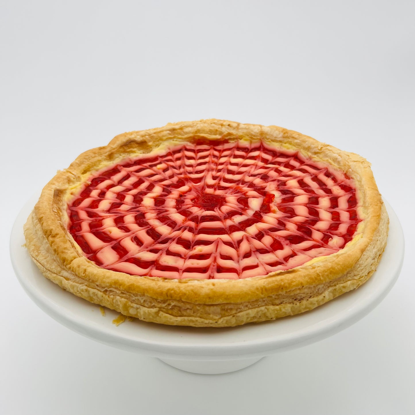 Raspberry Napoleon Pastry Pizza