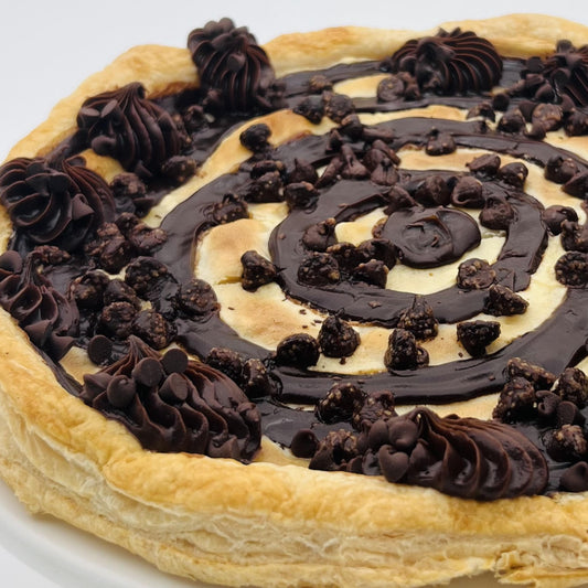 Chocolate Chess Pastry Pizza