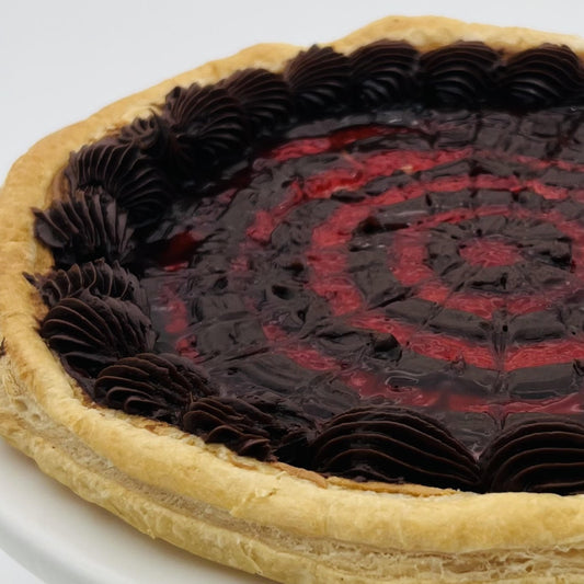 Chocolate Strawberry Pastry Pizza