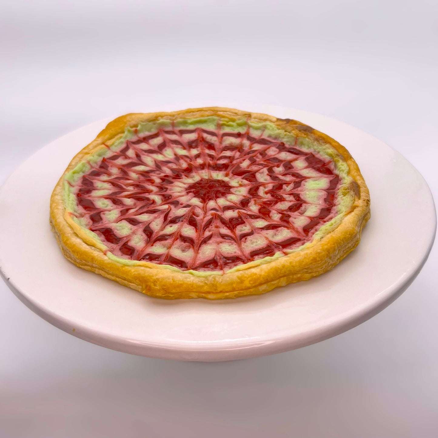 Raspberry and Key Lime Pastry Pizza