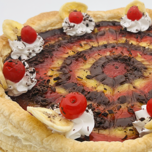 Banana Split Pastry Pizza